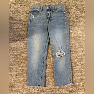 Madewell The Perfect Vintage Jean Women’s Size 26 Distressed Raw Hem